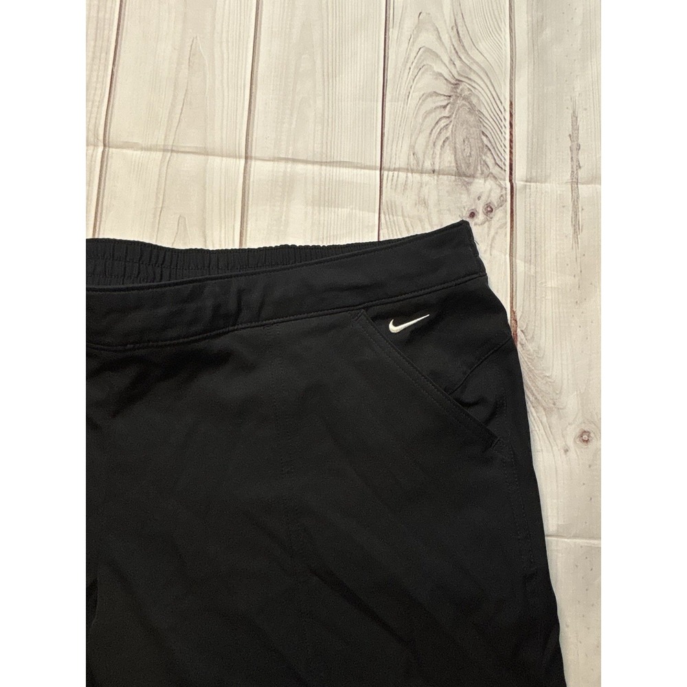 Nike Black Women’s Crop Striped Pants Sweatpants Athletic XL - Picture 4 of 7